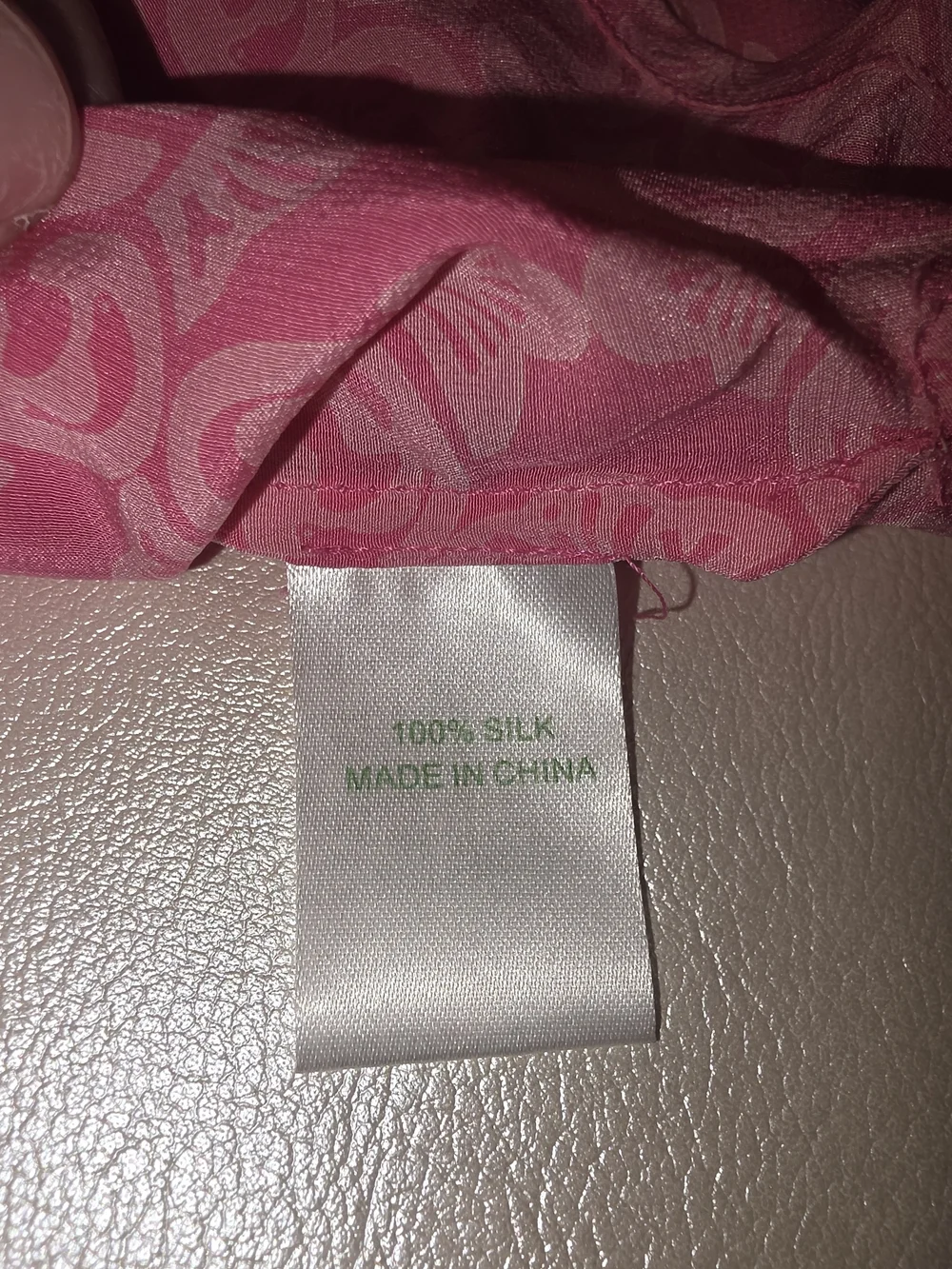 Lilly Pulitzer Pink Patterned Boatneck Puff 3/4 Sleeve Blouse Women's Size 2
